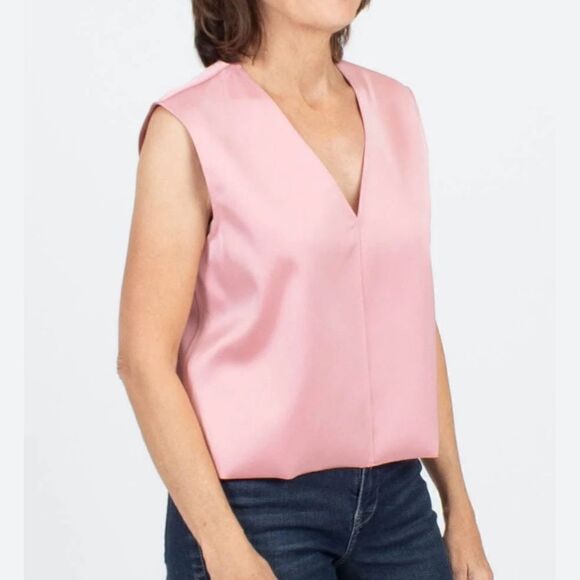 Tibi V Neck Blouse - Picture 1 of 7